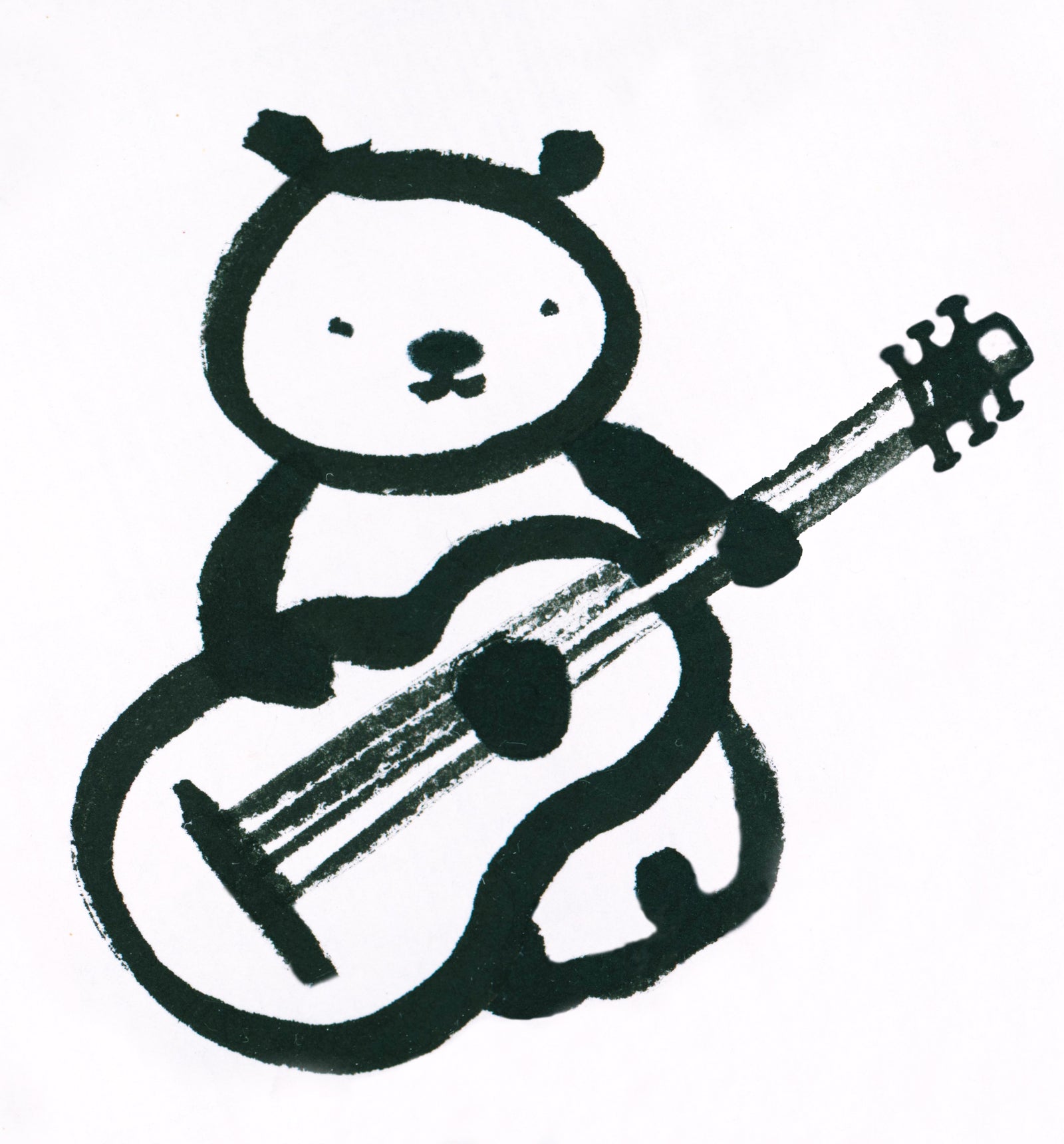 playing guitar