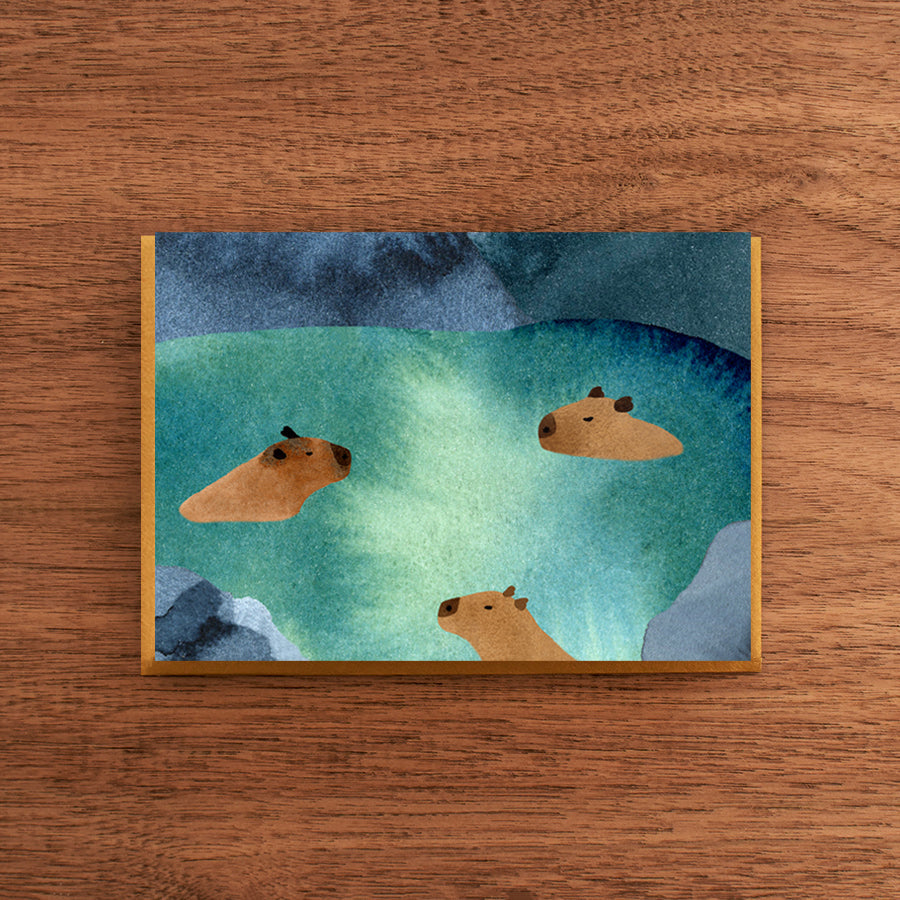 Capybara Card