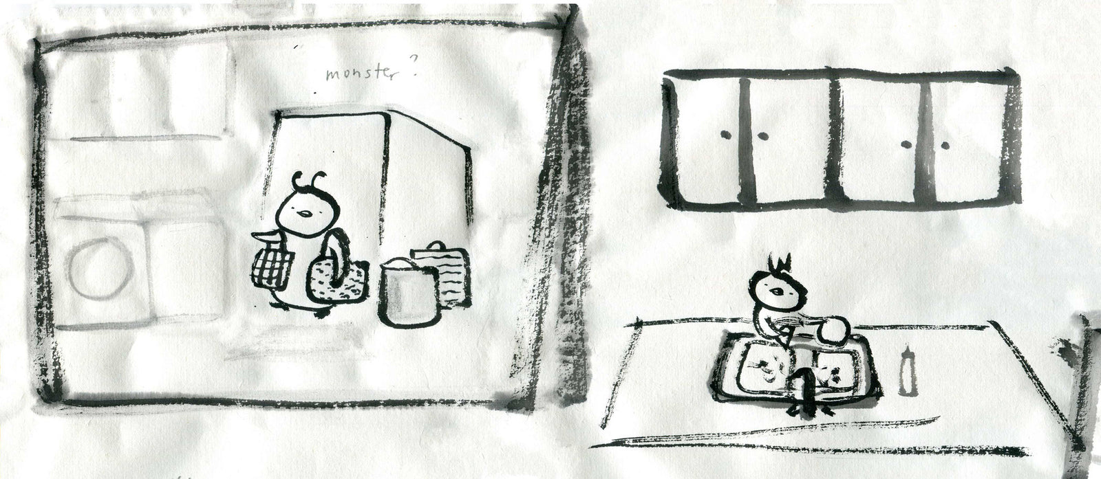 Coming home from work