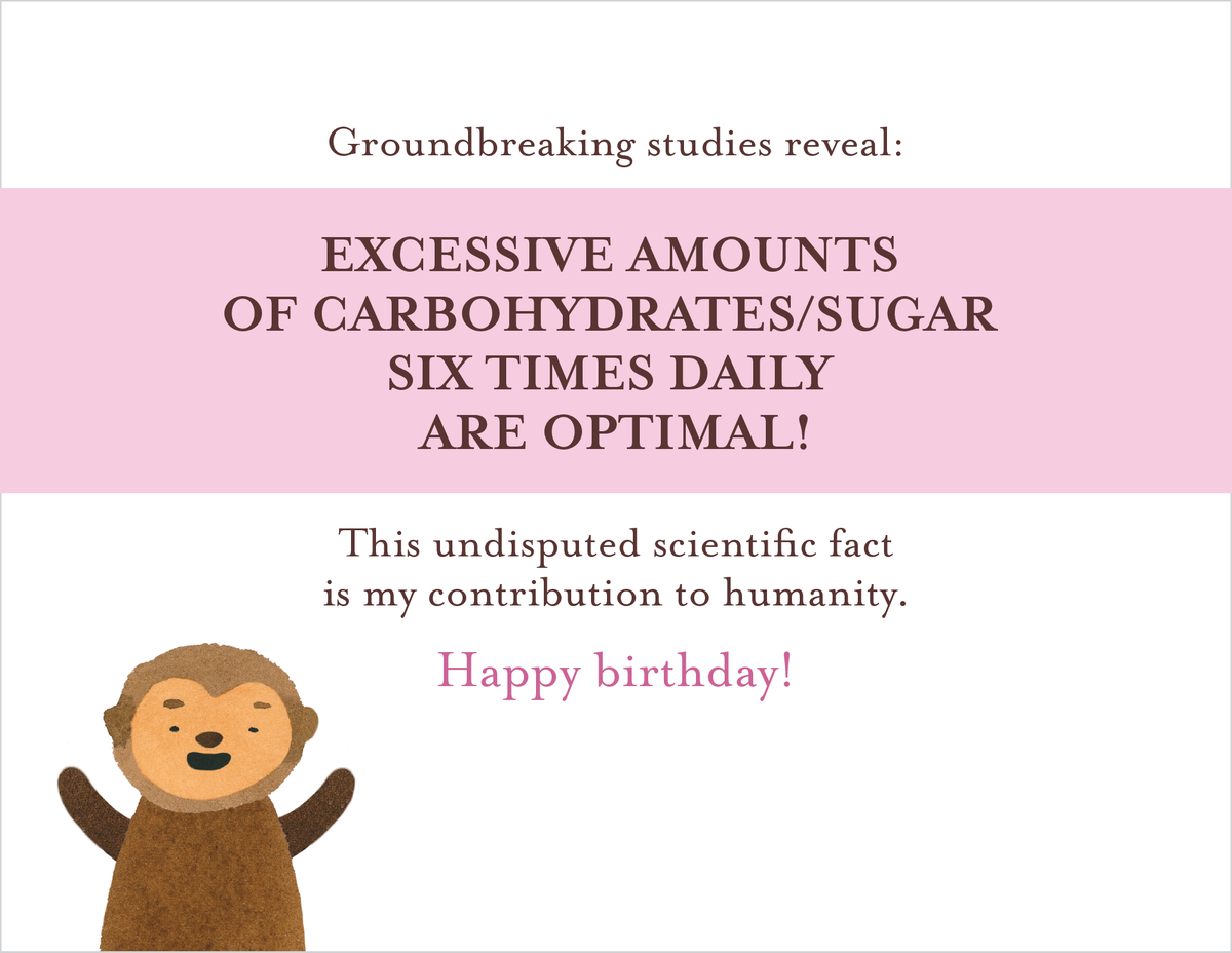 Carbs Birthday Card