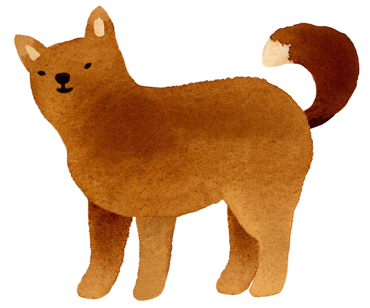 Fuzzy Dog Sticker