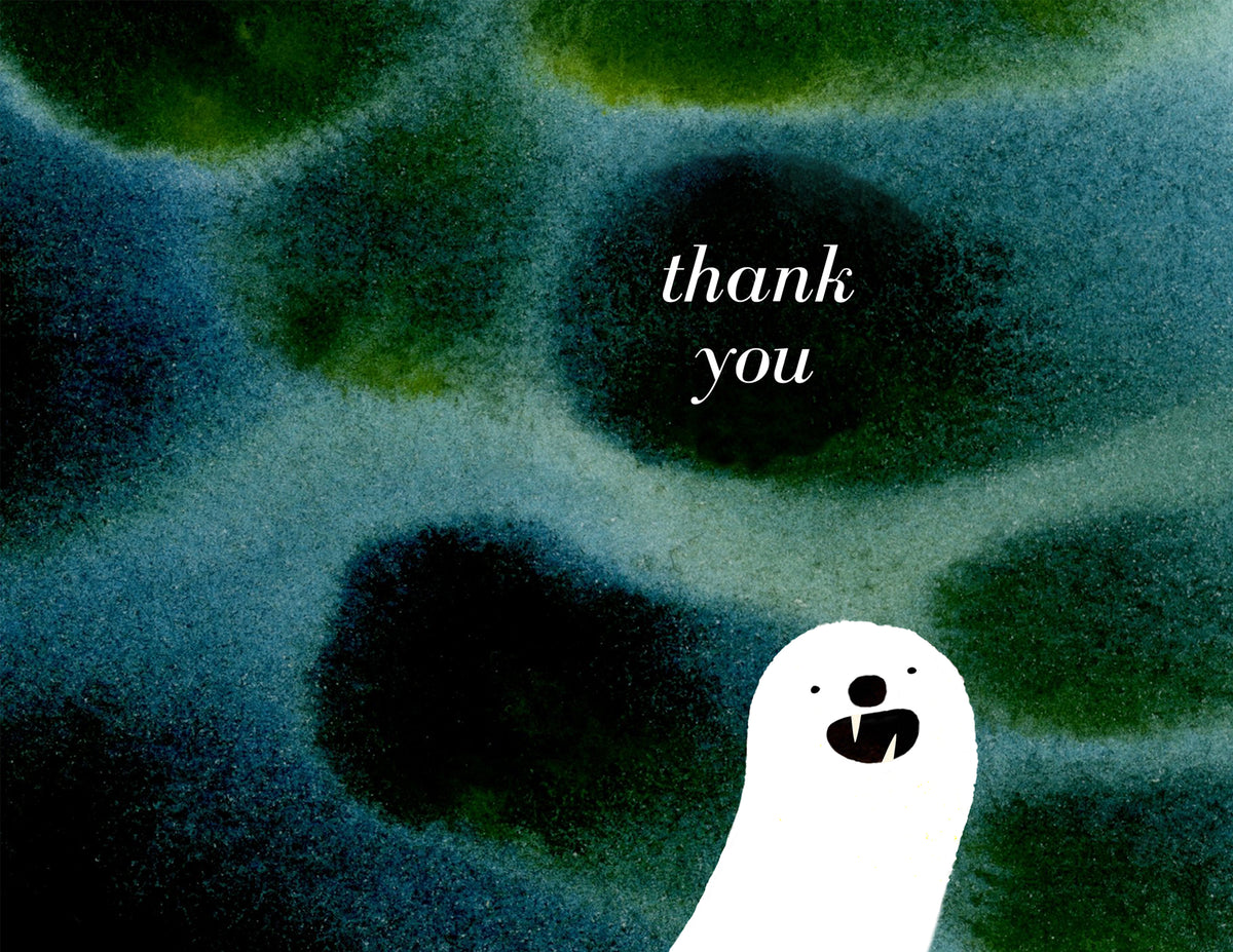 Thank You Card:  Algae Creature