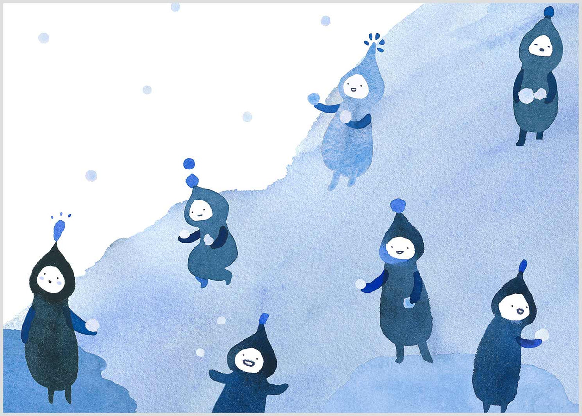Holiday Card:  Snowballs
