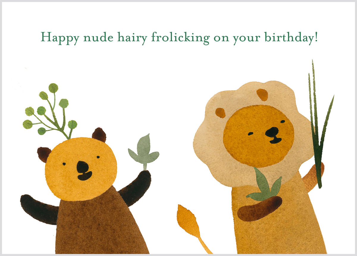 Animals Birthday Card