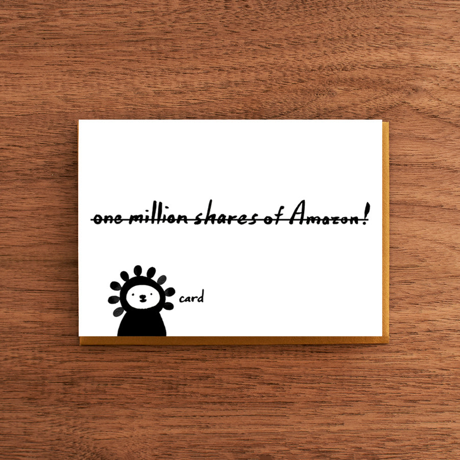 Letterpress Card:  Amazon