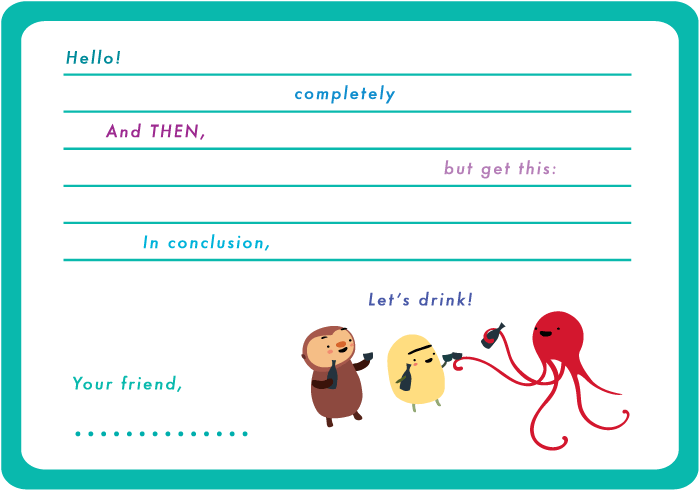 Fill in the Blank Card