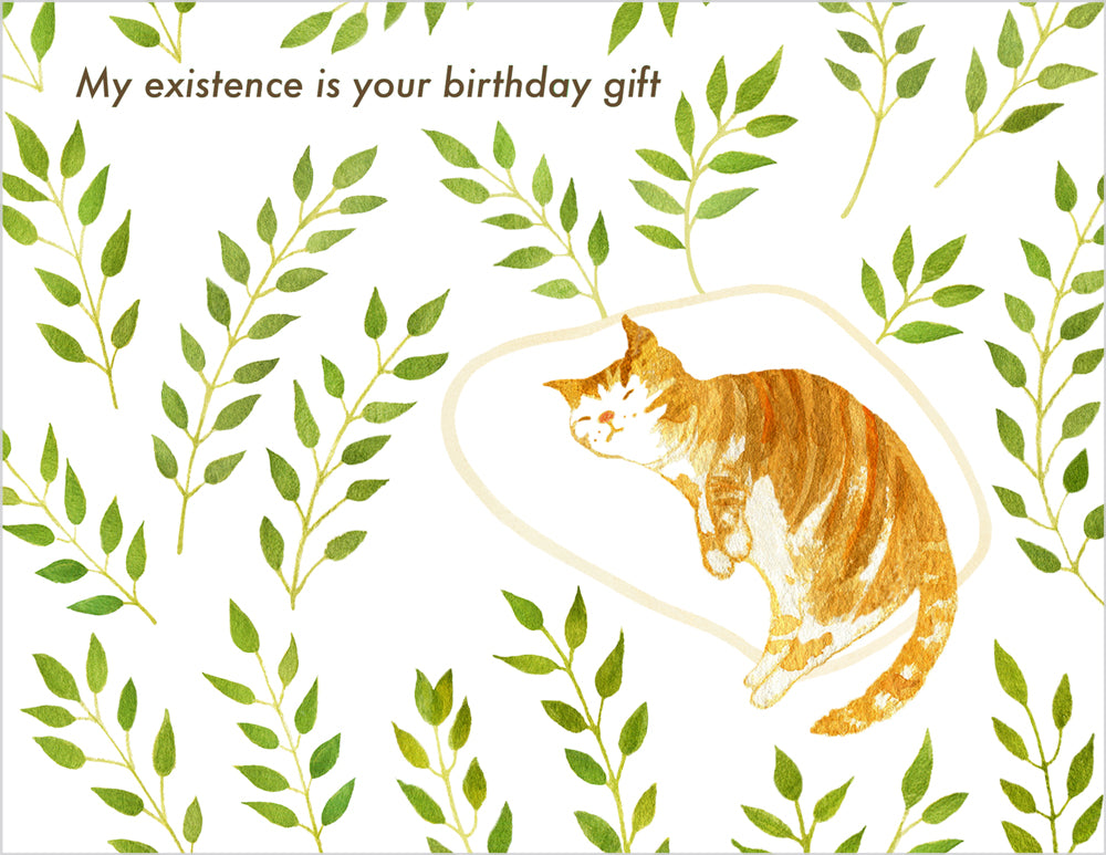 printable cat birthday card