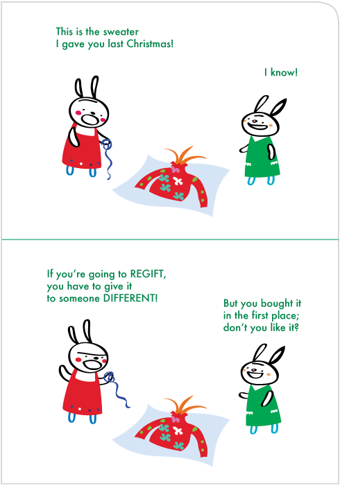 Regifting Holiday Card