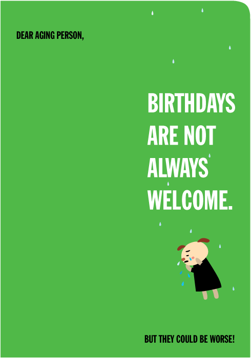 Bubonic Plague Birthday Card