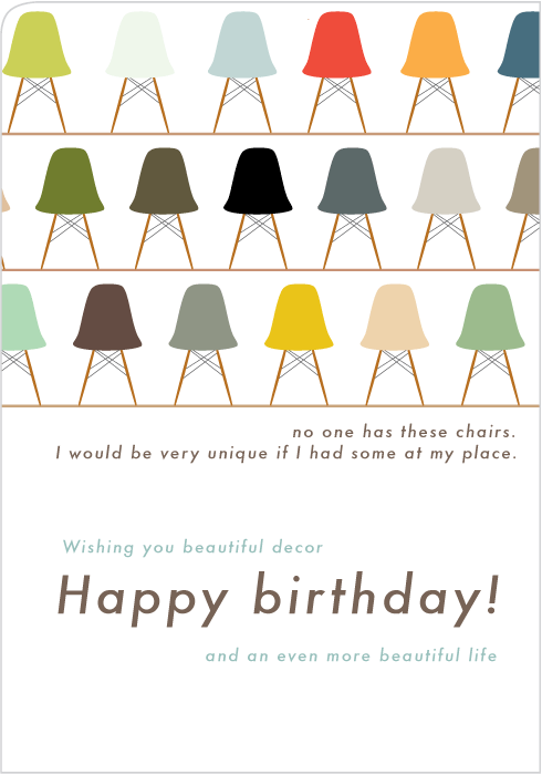Design Within Reach Birthday Card