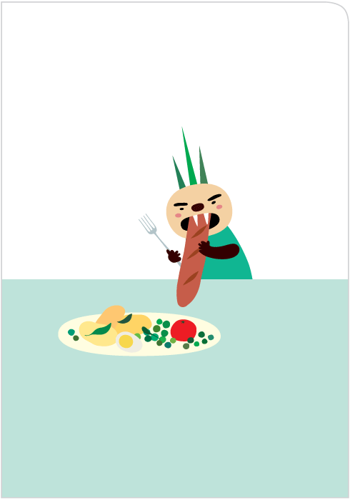 Food Birthday Card