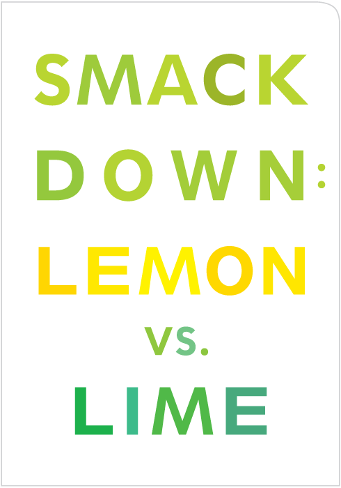 Lemon vs. Lime Birthday Card