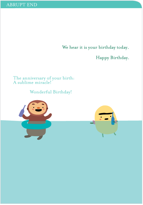 Optimist Birthday Card