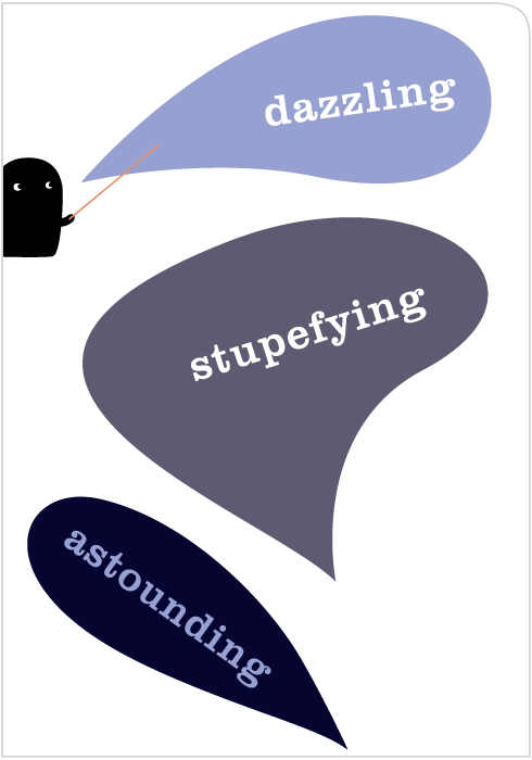 Synonyms for Amazing Birthday Card