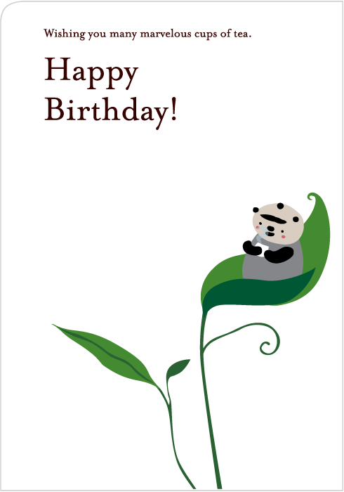 Tea Birthday Card