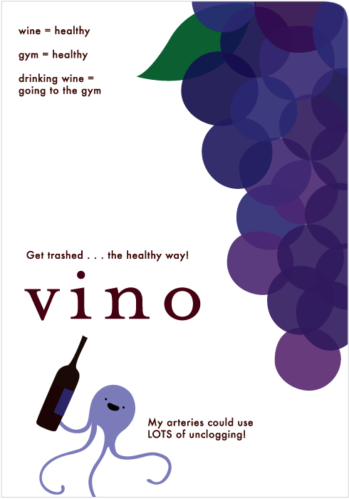 Wine Birthday Card